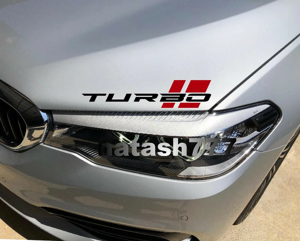 Calcomanía de vinilo adhesiva emblema logotipo 1p TURBO Racing Performance Motorsport Car Foto 1 de 1