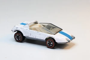 Hot Wheels Redline Jack Rabbit Special White Blue 1969 Mattel USA RARE - Picture 1 of 16
