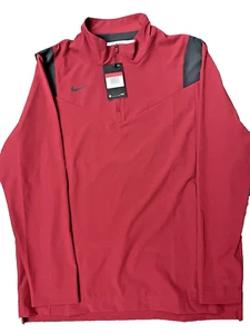 NEW Nike Coaches 1/4 Zip Performance Sideline Jacket Red/Gray Men's Large NWT - Picture 1 of 5