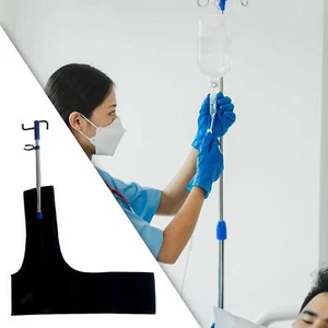 Infusionsständer, tragbarer, einziehbarer Infusionsbeutelständer aus - Bild 1 von 4