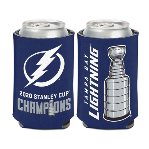 Tampa Bay Lightning 2020 NHL Stanley Cup Champions WinCraft Drink Can Cooler Cover