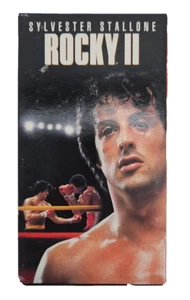 Rocky II 1979 VHS Tape Movie Sylvester Stallone Rated PG Action Drama - Picture 1 of 4