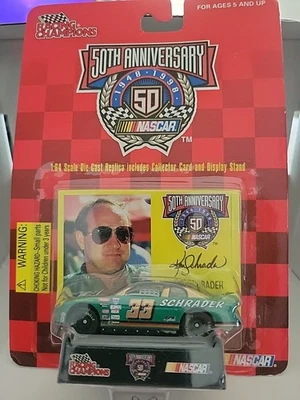Racing Champion Ken Schrader #33 Skoal Bandit Chevy 1:64 NASCAR 50th Anniversary - Image 1 of 2