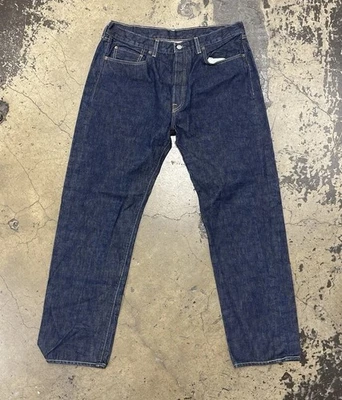 LVC Levi’s Ropa Vintage Hombre’s 38x34 501 XX 1950’s Ribete Denim Jean Oscuro Foto 1 de 4
