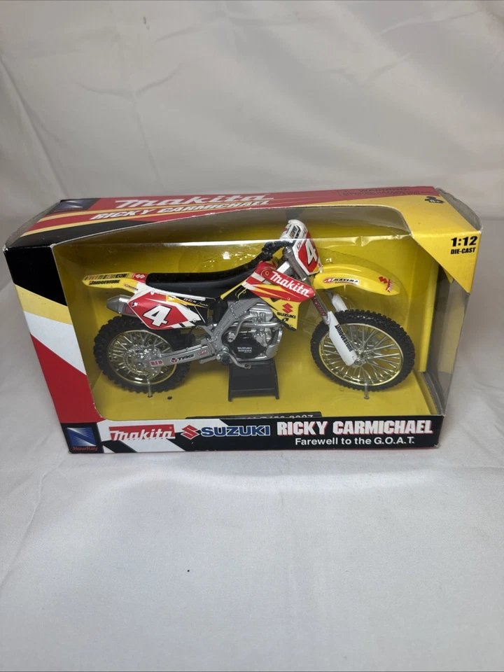 Ricky Carmichael new ray motocross toys 1/12 rare - Image 1 of 4