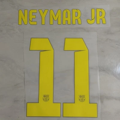 2012-14 NEYMAR Barcelona Home Nameset Name Number La Liga Champions League - Image 1 of 3