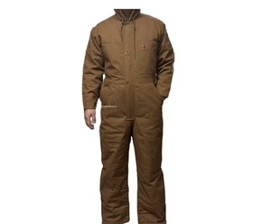 Herren Thermo Overall mit Ganzkörperschutz und mehreren Taschen braun - Bild 1 von 9