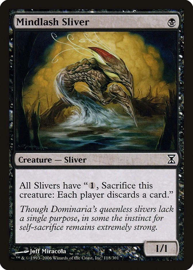Mindlash Sliver 118 LP Normal Time Spiral MTG EN - Image 1 of 1