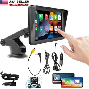 7 inch Car MP5 Player Bluetooth Touch Screen Stereo Radio With Rear Camera - Picture 1 of 10