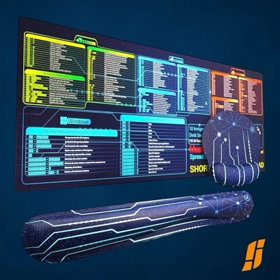 Desk Mat Set for Excel+Word+PPT Shortcuts Desk Mats - Image 1 of 4