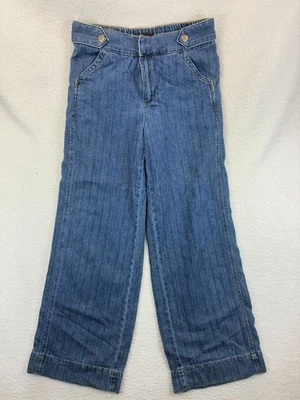 Rachel Roy Women's Jeans Size L Blue Elastic Waist Herringbone Cotton - Image 1 of 4