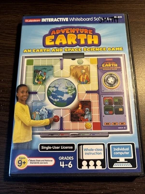 Adventure Earth: Science Game (2004) CD-ROM - Whiteboard Software - Lakeshore Foto 1 de 3