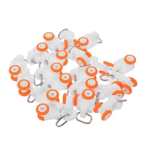 120pcs Window Curtain Track Glider Rollers - Twin Wheeled Sliding Track Roller - Picture 1 of 12