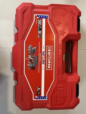 Craftsman USA 59 Piece SAE / Metric Socket Set - Made in USA CMMT45016 - Image 1 of 4