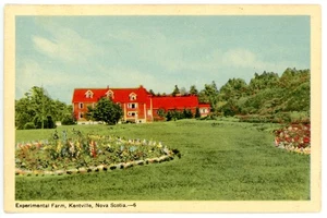 Experimental Farm KENTVILLE Nova Scotia Canada 1945-54 PECO Postcard 6 - Picture 1 of 2