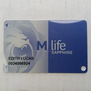 MGM Resorts Las Vegas NV MLife Player's Club Slot Card 2010s Sapphire - Picture 1 of 2