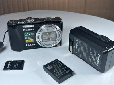 Used Panasonic LUMIX DMC-ZS19 14.1MP 20x Zoom Digital Camera Black - Image 1 of 4