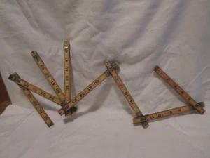 Vintage Ridgid Holz 72" klappbarer Verlängerungslineal Messstab - USA - Bild 1 von 2