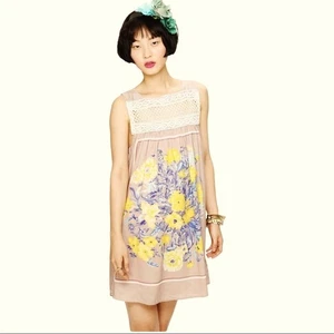 Free People Vestito Top all'uncinetto Stampa Boho S - Foto 1 di 10