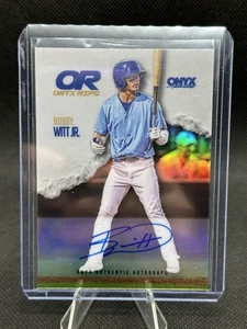 2025 Onyx Authenticated Onyx Rips Bobby Witt Jr. On-Card Auto Royals Autograph - Picture 1 of 8