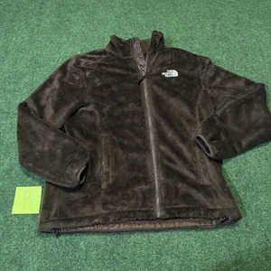 The North Face Women’s Osito Fleece Jacket Brown L Full Zip Soft Plush - Picture 1 of 10
