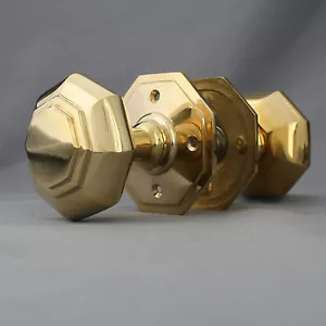 Boutons de porte octogonaux géorgiens - Photo 1 sur 7
