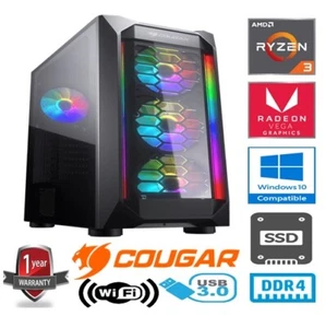 AMD RYZEN 3 3200G 3.6GHz 16GB RAM 960GB SSD VEGA 8 2GB GRAPHIC GAMING PC - Picture 1 of 8