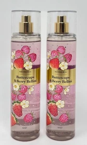 2 BATH & BODY WORKS BUTTERCUPS BERRY BELLINI FINE FRAGRANCE MIST BODY SPRAY 8 OZ - Picture 1 of 6