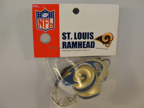 NFL St Louis Rams Foamhead 4 in 1 Antenna Topper Keychain Cover