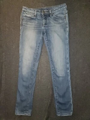 BCBGirls Skinny Jeans Women's 28 Low Rise Blue Denim Western Cowgirl Country - Image 1 of 4