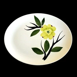 Plato ovalado pintado a mano Dixie Dogwood 12" diseño floral Joni China años 50 - Imagen 1 de 9