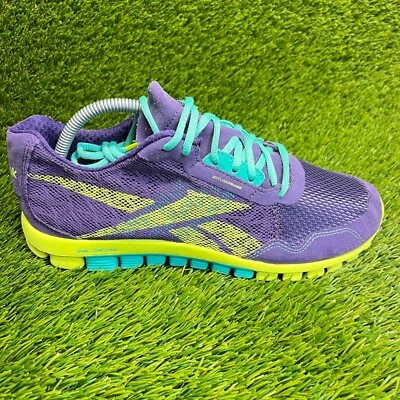 锐步 RealFlex Run 2.0 女式 9 码紫色锻炼跑步鞋运动鞋 — 第 1/4 张图片