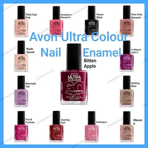 Avon Ultra Colour 60 Second Express Nail Enamel,Nail Polish,Nail Varnish Colour - Picture 1 of 58