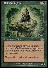Magic the Gathering MTG Erhnam Djinn (113) Judgment   LP