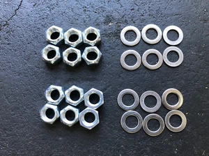 GM / Chevy / Dodge DANA 60 SPINDLE NUTS for knuckle studs K30 W250 W350 75-91 - Picture 1 of 4