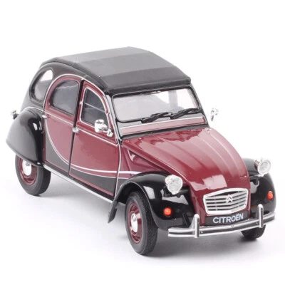 Car Only! Welly 1/24 Scale Citroen 2CV 6 Charleston 1980 Model Car Diecast Toy - Image 1 of 4