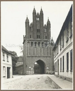 Neubrandenburg Friedländer Tor - Mecklenburgische Seenplatte - Altes Foto 1920er - Picture 1 of 2