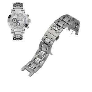22mm Silver Color Stainless Steel Watch Bracelet For Guess Collection X90002G1S - Picture 1 of 7