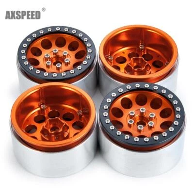 4PCS 2.2'' Beadlock Wheels Felgen für 1/10 RC Crawler SCX10 90046 90048 TRX4 D90 - Bild 1 von 4