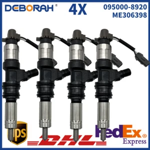 4X Inyector de combustible Denso 095000-8920 ME302143 ME306398 para motor Mitsubishi 6M60 - Imagen 1 de 12