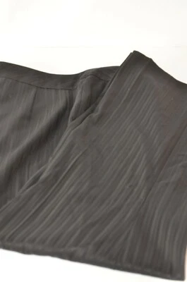 Pantalones de mujer Escada pantalones de carrera talla 42 cremallera frontal plana 10 lana EE. UU. rayas negras Foto 1 de 4