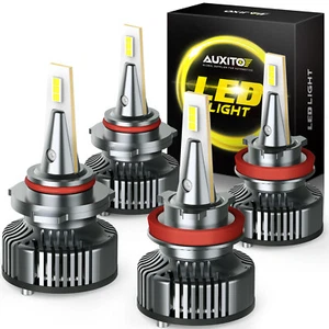 9005 + H11 H8 LED Combo Headlight Bulb High Low Beam Kit 6500K Xenon Super White - Picture 1 of 12