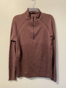 Lululemon Pull Over Mens Medium Metal Vent Tech 1/2 Zip 2.0 Arctic Plum Red Dust - Picture 1 of 5
