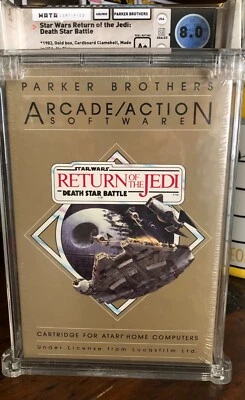 Star Wars Return of the Jedi Death Star Atari 400 800 XE WATA  SEALED 8.0 - Image 1 of 4
