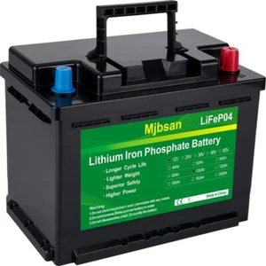Mjbsan LiFePO4 Akku 12V 100Ah Lithium Batterie 4000 Zyklen für Wohnmobile Solar