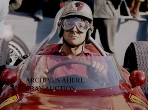 Ferrari 156 Fórmula Uno Wolfgang von Tripps 1961 Gran Premio foto línea de salida - Imagen 1 de 1
