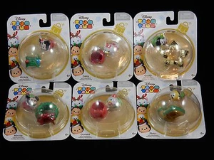 Disney Tsum Tsum Weihnachten Mini Vinyl Figuren Ornament Set NEU - Bild 1 von 7