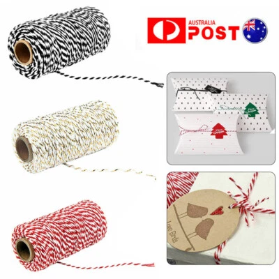 2mm Gifts Coloured Wrapping Craft String Ribbon Bundle Cotton Cord Bakers Twine - image 1 of 4