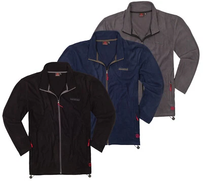 Adamo Übergrößen Herren Fleecejacke Outdoor Freizeit Jacke Fleece  2XL bis 12XL - Bild 1 von 4