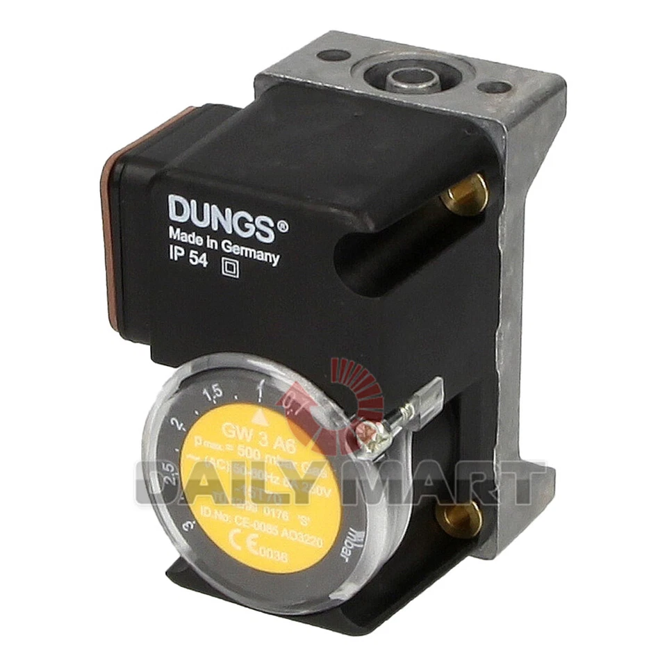 New In Box DUNGS GW3A6 GW500A6 GW10A6 GW50A6 GW150A6 Burner Air Pressure Switch - Image 1 of 1